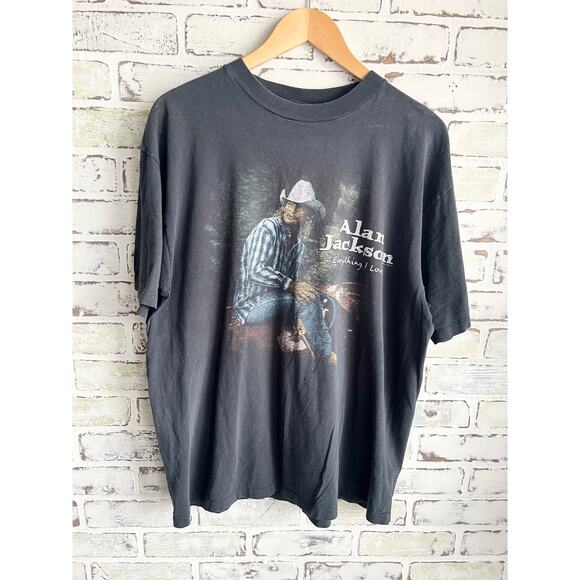 Vintage Randy Travis Fader Tour Single Stitch Shirt Size Large 21x29 - Picture 1 of 12